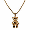 Ketting + Beer Hanger Unisex Verguld RVS Verstelbaar Slangenketting