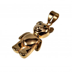 Ketting + Beer Hanger Unisex Verguld RVS Verstelbaar Slangenketting