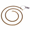 60cm x 4mm Ketting Unisex - Verguld RVS - Platte Slangenketting