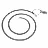 60cm x 4mm Ketting Unisex - Gepolijst RVS - Platte Slangenketting