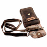 Heuptas Unisex Hunters Telefoontasje Riemtasje Bruin Buffelleer Tas