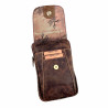 Heuptas Unisex Hunters Telefoontasje Riemtasje Bruin Buffelleer Tas