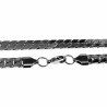 60cm x 6mm Ketting - Gepolijst Roestvrij Staal - Platte Slangenketting