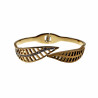 Bangle Armband Dames - Blad Design Armband - Verguld Stalen