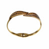 Bangle Armband Dames - Blad Design Armband - Verguld Stalen