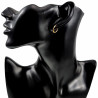 Oorbellen - Earrings - Verguld RVS - Drie Stuks Oorringen Unisex