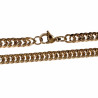 56cm x 4,5mm Gourmet Ketting - Unisex - Verguld Roestvrij Stalen - Schakelketting Dames - Heren