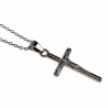 Ketting met Kruis Jesus Dames RVS - Verstelbaar Kabelketting met Hanger