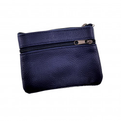 Sleuteletui Portemonnee Donkerblauw Leren Autosleutel Etui Unisex