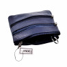 Sleuteletui Portemonnee Donkerblauw Leren Autosleutel Etui Unisex
