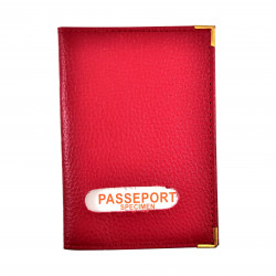 Paspoorthoes - Rood Leren -...