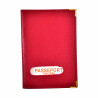 Paspoorthoes - Rood Leren - Paspoorthouder Reis Passport Cover Unisex