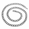 60cm x 8,5mm Cubaanse Ketting Unisex - Gepolijste RVS Schakelsketting