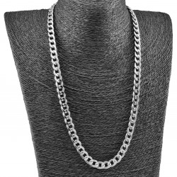 60cm x 8,5mm Cubaanse Ketting Unisex - Gepolijste RVS Schakelsketting