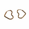 19mm x 18mm Hart Oorbellen Dames - Verguld RVS - Oorringen