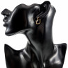 19mm x 18mm Hart Oorbellen Dames - Verguld RVS - Oorringen