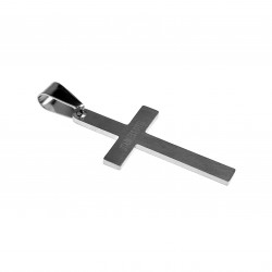 40cm x 20mm Kruis Hanger Unisex - Geborsteld RVS - Kruishanger Dames - Heren