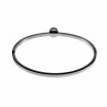 Bangle Dames - Smalle Armband - RVS - Stijve Armband met Turquoise Zirkonia