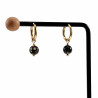 ∅16mm Oorringen Dames Verguld RVS Oorbellen met Abalone Schelp Hanger