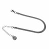 16cm x 21mm Armband Dames - Gepolist RVS - Platte Slangenarmband