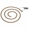 60cm x 4,5mm Ketting Unisex - Verguld RVS - Cubaanse Schakelsketting