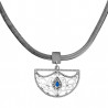 47cm x 3mm Ketting Dames Gepolijst RVS Platte Slangenketting met Hanger