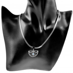 47cm x 3mm Ketting Dames Gepolijst RVS Platte Slangenketting met Hanger