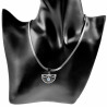 47cm x 3mm Ketting Dames Gepolijst RVS Platte Slangenketting met Hanger