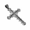 60cm x 5mm Jasseron Ketting + Kruis Hanger Heren - Gepolist RVS