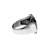 Ring Heren - Gepolijst RVS - Maltezer Zegelring - Ring met Kruis