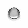 Ring Heren - Zilver-Goud Kleur RVS - Grote Ring met Natuurlijke Tijgeroogsteen