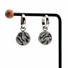 ∅20mm x 4mm Oorbellen Dames - Gepolijst RVS - Oorringen met Ronde Hanger