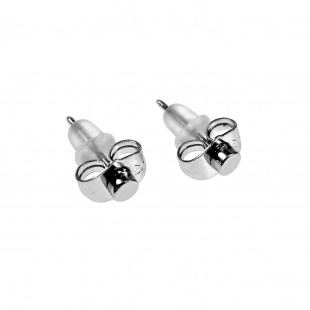 Oorbellen Dames Rhodium Plated Oorknopjes - 3mm Stud Oorbellen XUPING