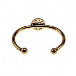 Bangle Dames Stijve Armband met Levensboom - Verguld RVS Open Armband