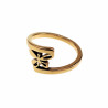 Ring Dames - Vlinder Ring - Verguld RVS - Asymmetrische Ring
