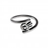Ring Dames - Hand van Fatima Ring - Gepolijst RVS - Asymmetrische Ring