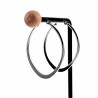 ∅40mm Oorbellen Dames - Gepolijst RVS - Ovale Oorringen