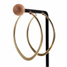 ∅50mm Oorbellen Dames - Verguld RVS - Ovale Oorringen
