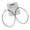 ∅60mm Oorbellen Dames - Gepolijst RVS - Ovale Oorringen