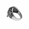 Ring Heren - Gepolist RVS - Schedel Ring - Skull Ring met Drie Kleine Schedels