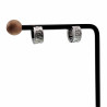 ∅13mm Oorringen Unisex - Geborsteld RVS - Oorbellen met Grieks Details