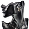 ∅18mm Clip Oorringen Dames - Heren - Verguld RVS - Fake Oorbellen - Geen Gaatje Nodig