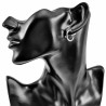 ∅18mm Clip Oorringen Unisex - Gepolijst RVS - Fake Oorbellen