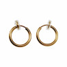 ∅16mm Clip Oorringen Unisex - Verguld RVS - Fake Oorbellen