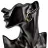 ∅30mm x 4mm Oorbellen Dames - Verguld RVS - Oorringen