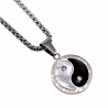 Yin Yang Hanger Unisex - RVS - Spirituele Talisman - Medallion