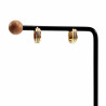 ∅13mm x 4mm Oorringen Unisex - Verguld RVS - Bicolor Oorbellen
