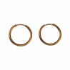 ∅20mm x 2mm Oorringen Unisex - Verguld RVS - Oorbellen Dames - Heren