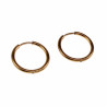∅20mm x 2mm Oorringen Unisex - Verguld RVS - Oorbellen Dames - Heren