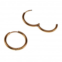 ∅20mm x 2mm Oorringen Unisex - Verguld RVS - Oorbellen Dames - Heren